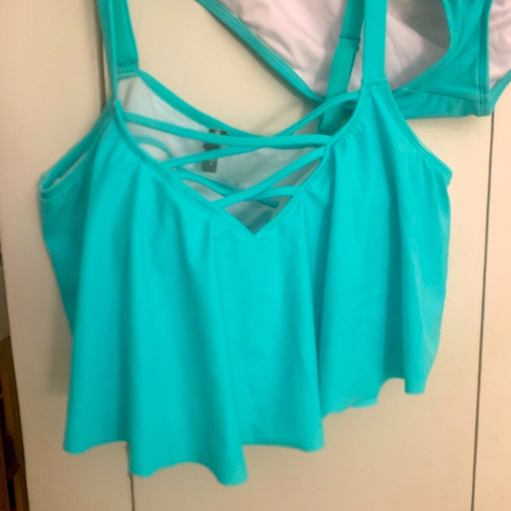 Highwaist tankini - Torrid size 1 turqouise